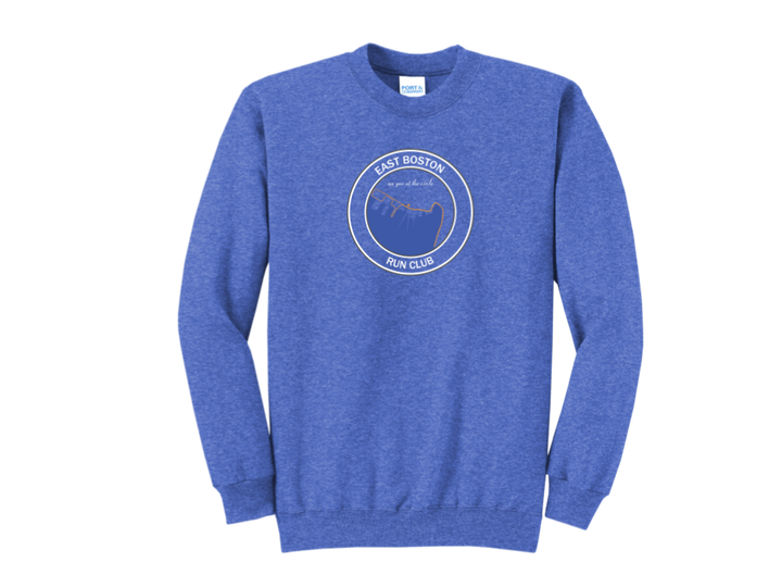 East Boston Run Club - Core Fleece Crewneck Sweatshirt (PC78)