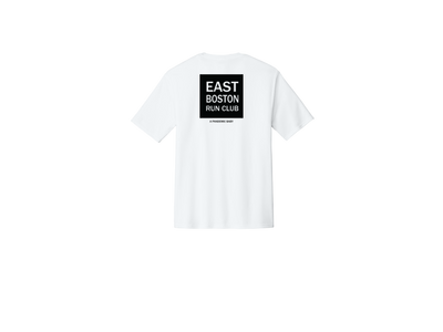 East Boston Run Club - Men's Performance Tee On The Back (PC380)