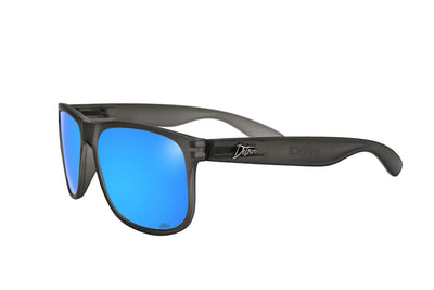 Eminence - Frosted Storm Gray- Electric Blue Lens Polarized