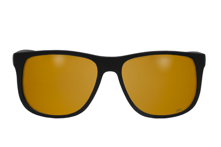 Eminence - Matte Black - 24K Gold Lens Polarized
