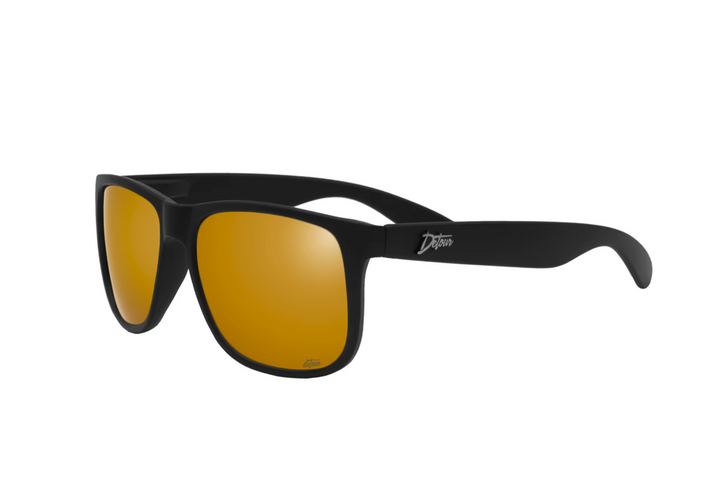 Eminence - Matte Black - 24K Gold Lens Polarized