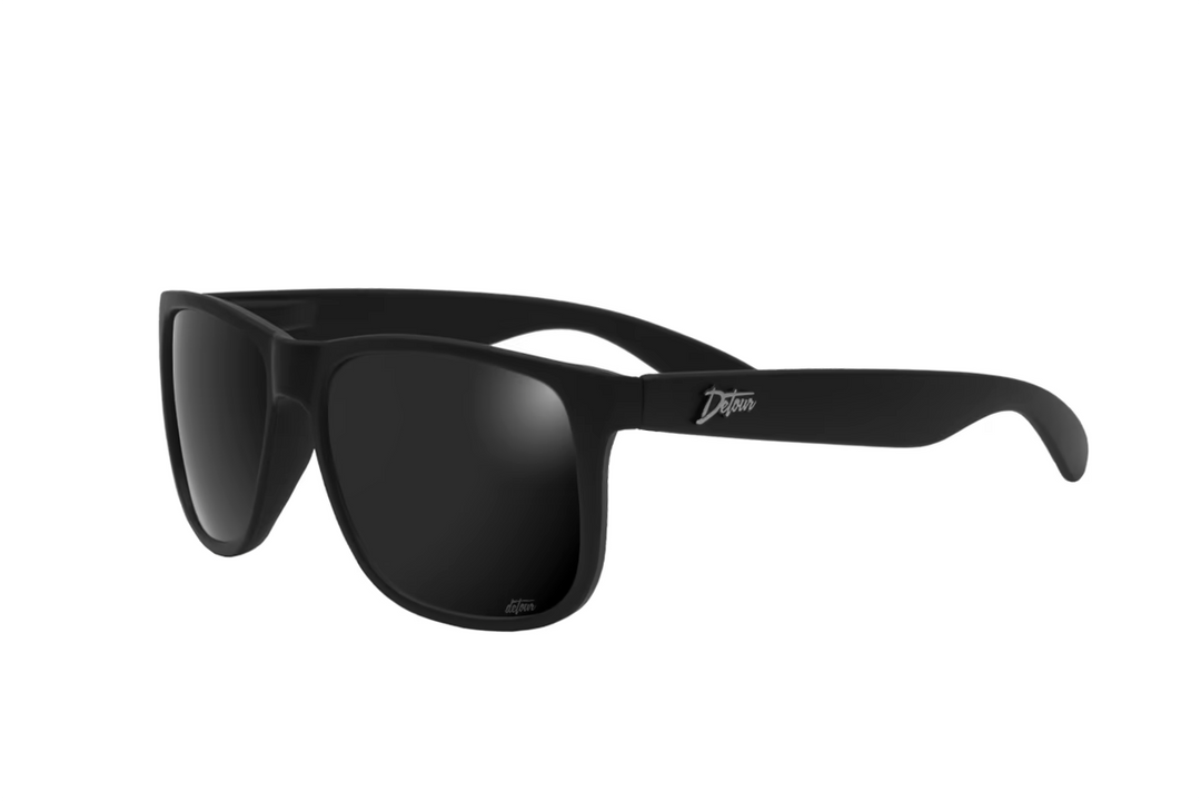 Eminence - Matte Black - Jet Black Lens Polarized