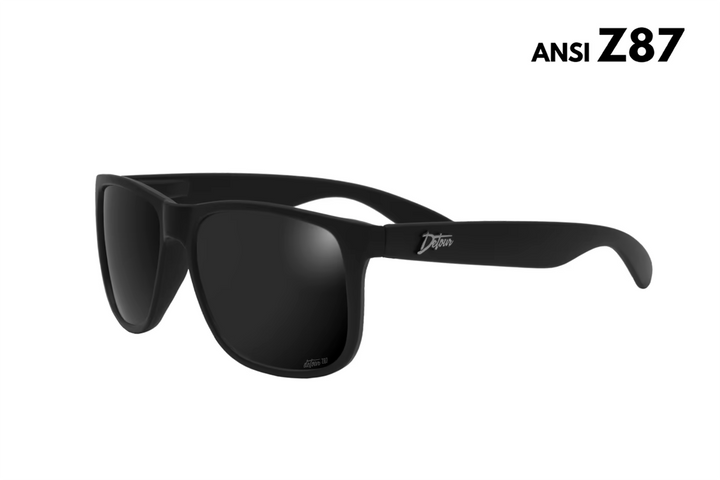 Eminence - Matte Black - Jet Black Lens- ANSI Z87
