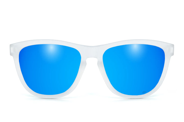Frosted Clear - Electric Blue Lens Polarized - Essentials