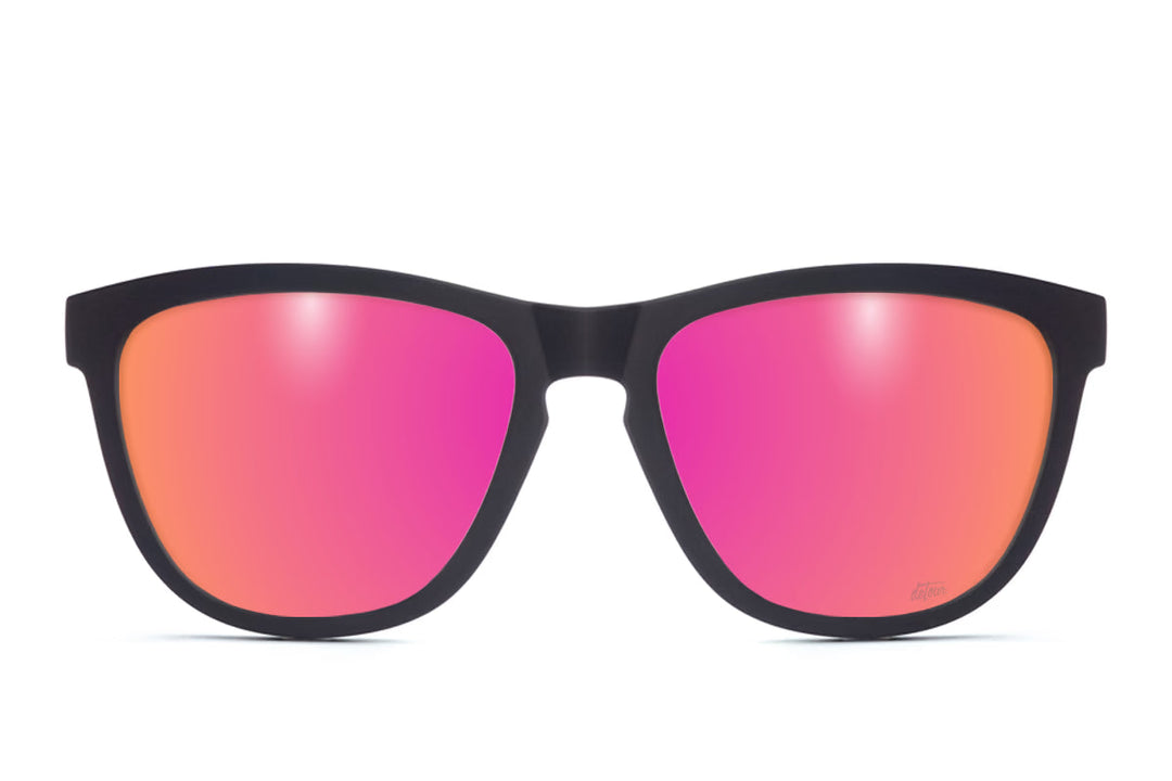 Matte Black - Pink Lemonade Lens Polarized - Essentials