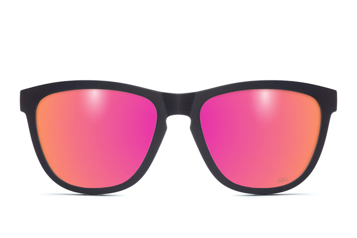 Matte Black - Pink Lemonade Lens Polarized - Essentials