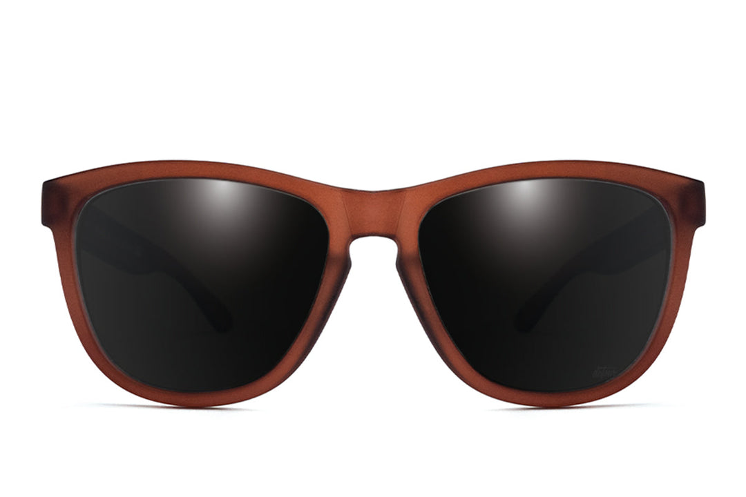 Frosted Burgundy - Jet Black Lens Polarized - Essentials