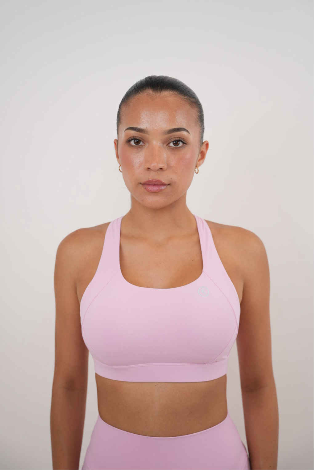 I Am Glowing Pink Blossom Quick Dry Butter Bra