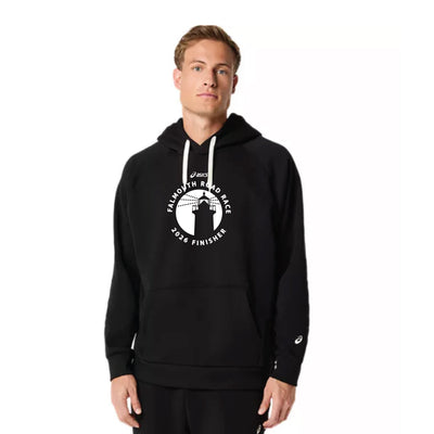 Sudadera con capucha unisex ASICS de forro polar, color negro (2031F470)