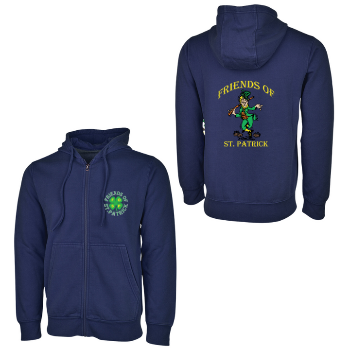 Sudadera con capucha y cremallera completa Clifton de Friends of St Patrick (9281)