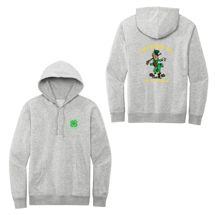 Friends of St. Patrick - Fleece Hooded Sweatshirt (DT6100)