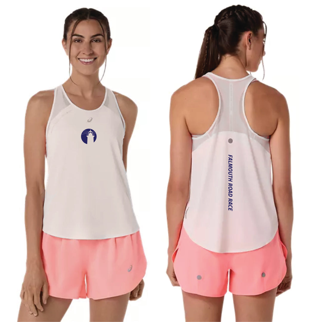 ASICS Falmouth Road Race 2026 - ASICS Women's Road Tank - Cream (2012D370) (FRR26-09 Small Front Chest, FRR26-19 Back))