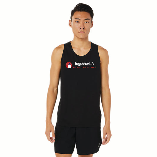 Falmouth Road Race Together LA - ASICS Mens Ready-Set II Singlet (2011B457) (FRR-LA01/FRR-LA03))