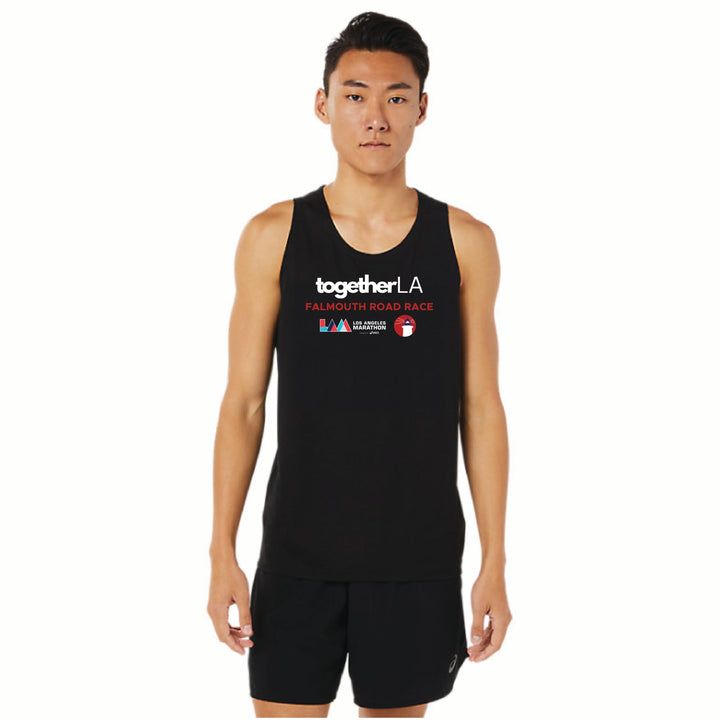 Falmouth Road Race Together LA - ASICS Mens Ready-Set II Singlet (2011B457) (FRR-LA02)