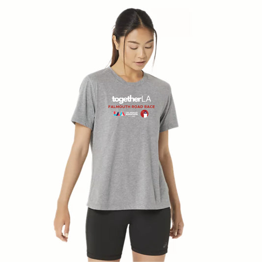 Falmouth Road Race Together LA - ASICS Women's Triblend Tee (1011438967-020) (FRR-LA02)