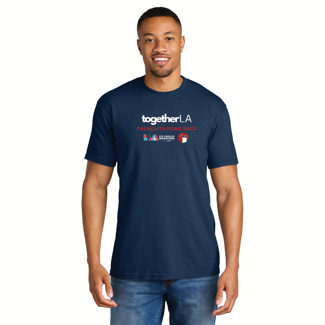 Falmouth Road Race Together LA - Adult Heavyweight T-Shirt (C1717) (FRR-LA02)