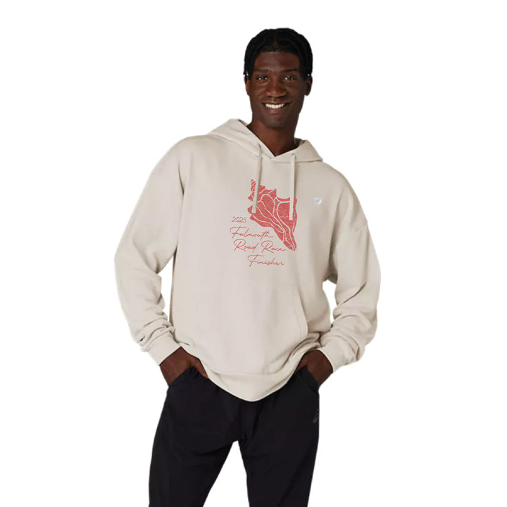 Falmouth Road Race FINISHER - ASICS Sweat Relax Pull Over Hoodie Oatmeal (2031E699) (FRR-FIN-05)