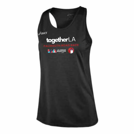 Together LA / Falmouth Road Race - ASICS Women's Rival II Singlet Black (TF2934) (FRR-LA02)