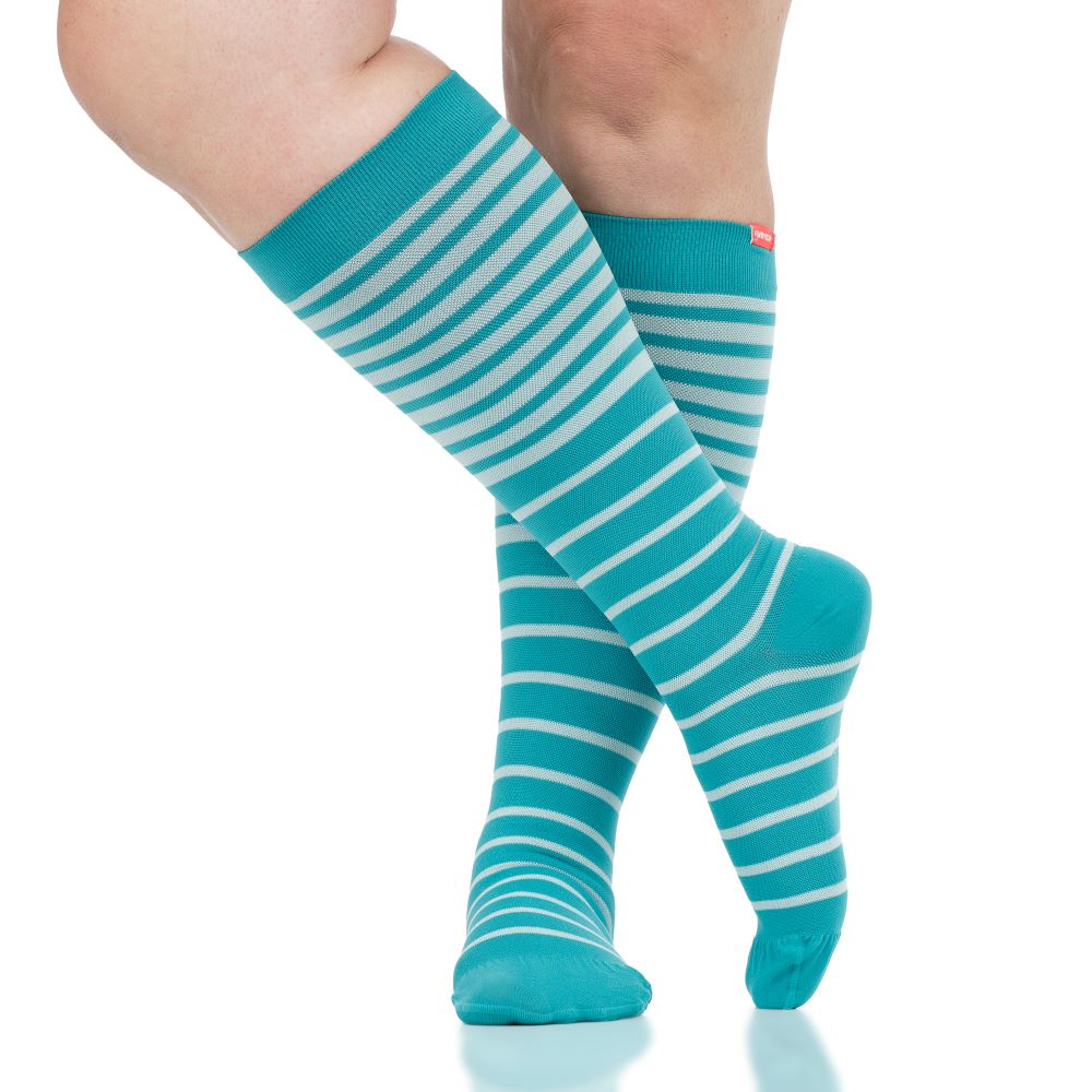 Falling Stripe (Nylon Compression Socks)