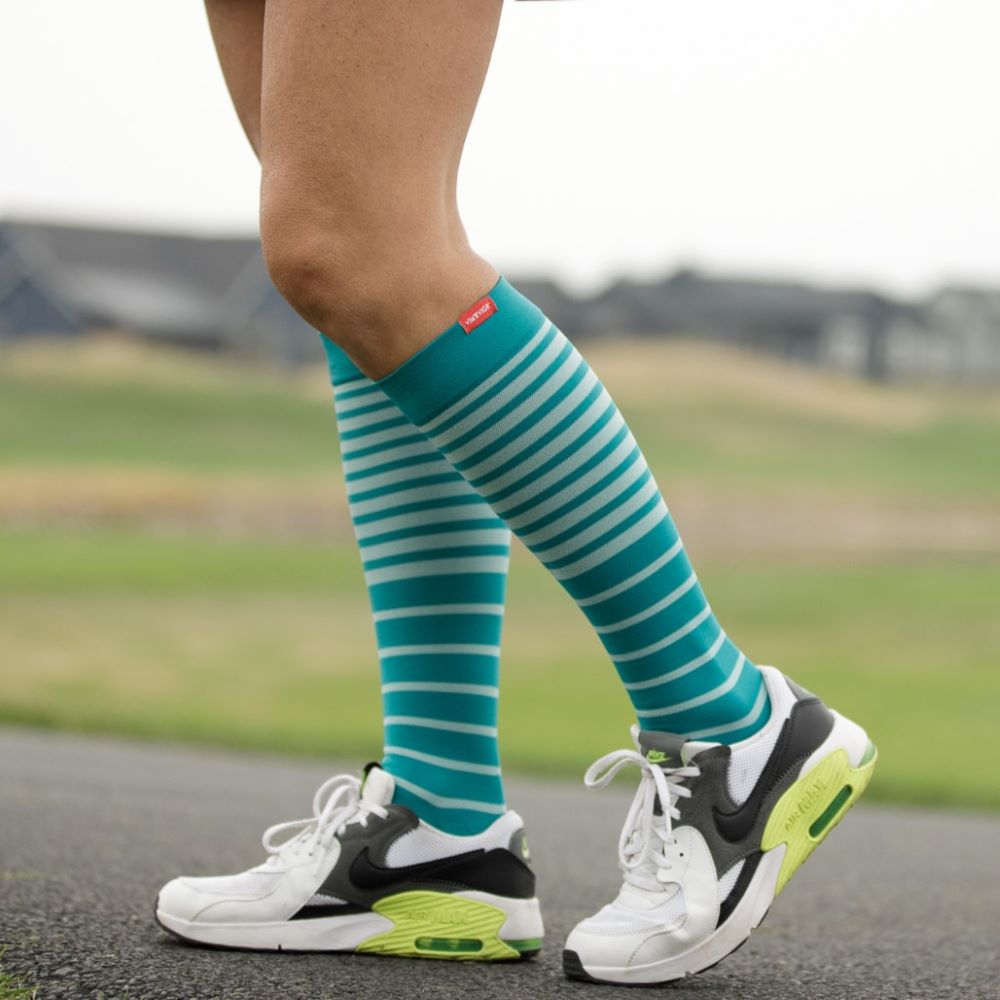 Falling Stripe (Nylon Compression Socks)