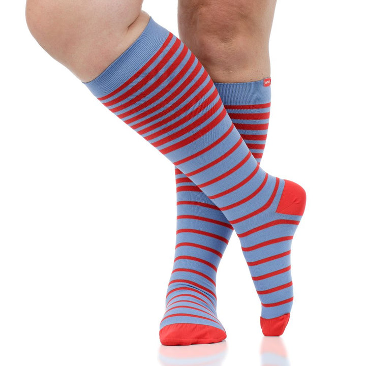 Falling Stripe (Nylon Compression Socks)