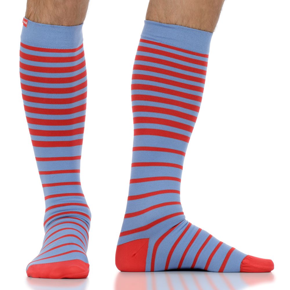 Falling Stripe (Nylon Compression Socks)