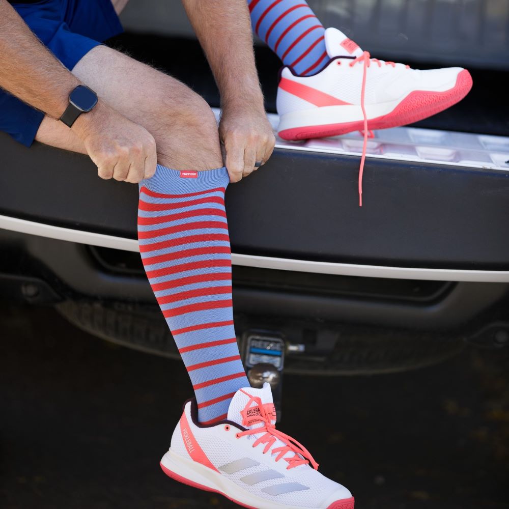 Falling Stripe (Nylon Compression Socks)
