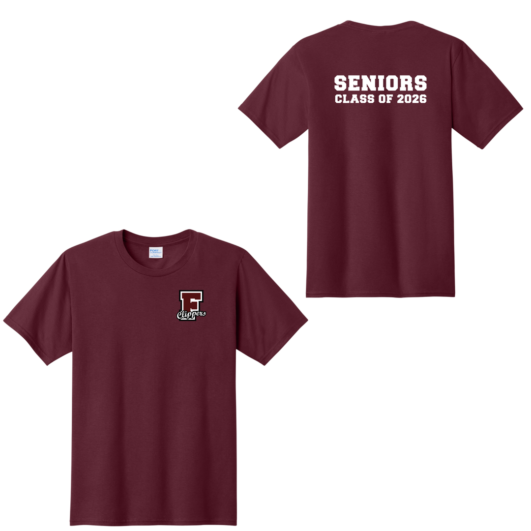 Falmouth HS School Store - Seniors 2026 - Adult Unisex T-Shirt (64000)