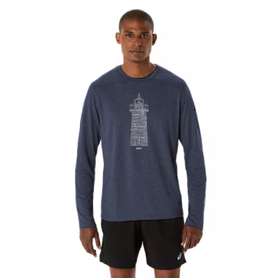 Falmouth Road Race 2025 - ASICS Mens PR LS Triblend Tee (2011D378) (FRR-03)