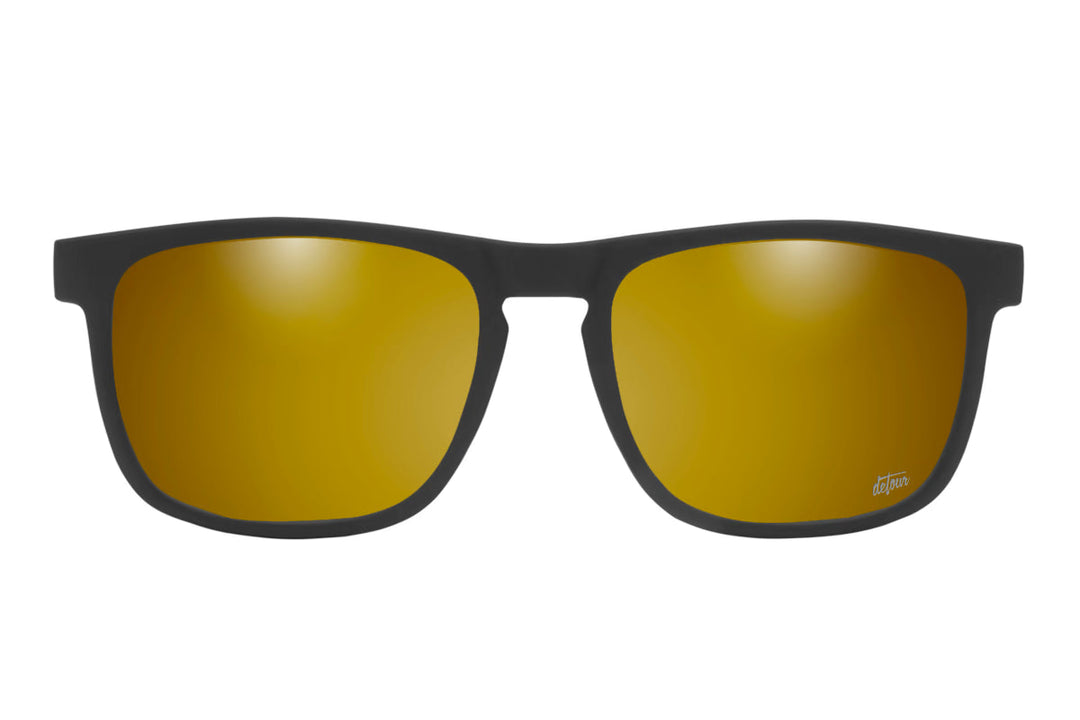 Floaties - Matte Black - 24k Gold Polarized