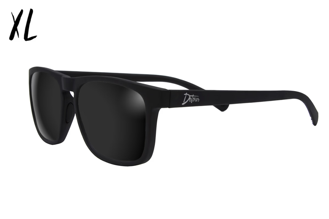 Floaties XL - Matte Black - Jet Black Lens Polarized