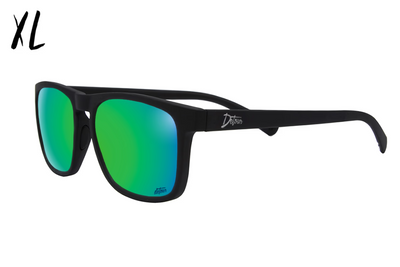 Floaties XL - Matte Black - Green Machine Lens Polarized