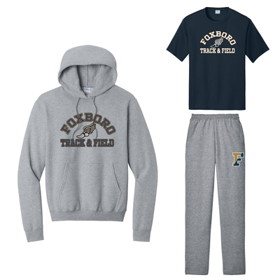 Foxboro Track & Field - Team Kit (PC78H Ath Heath, PC78P Ath Heath, PC380 True Navy)