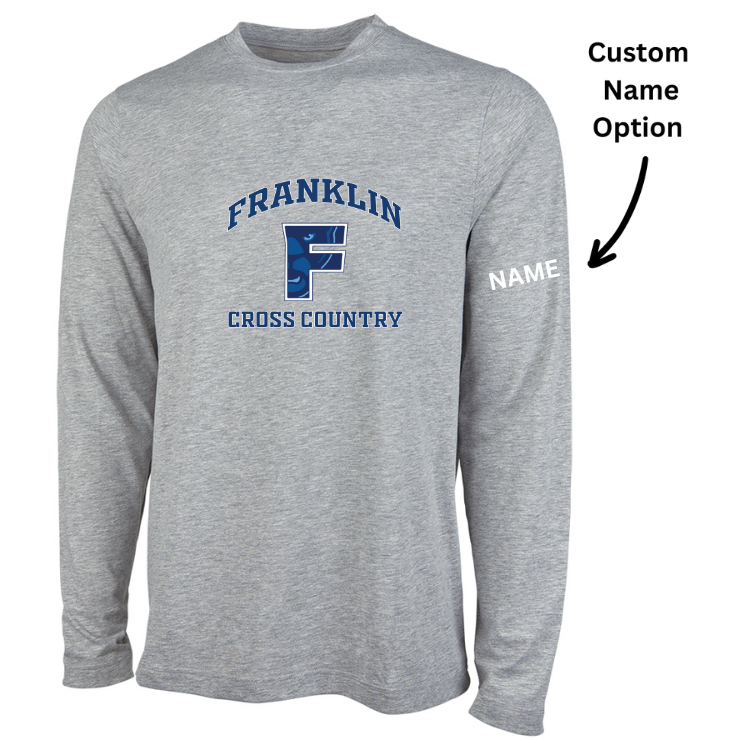 Franklin Cross Country - Camiseta de manga larga Comfort Core para hombre (3330) 