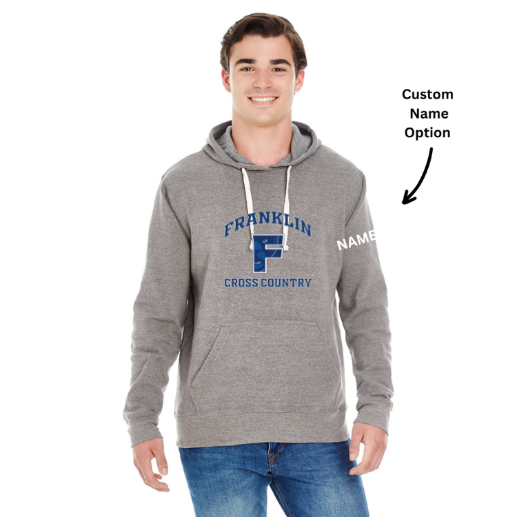 Sudadera con capucha de polar para adultos Franklin Cross Country (JA8871)