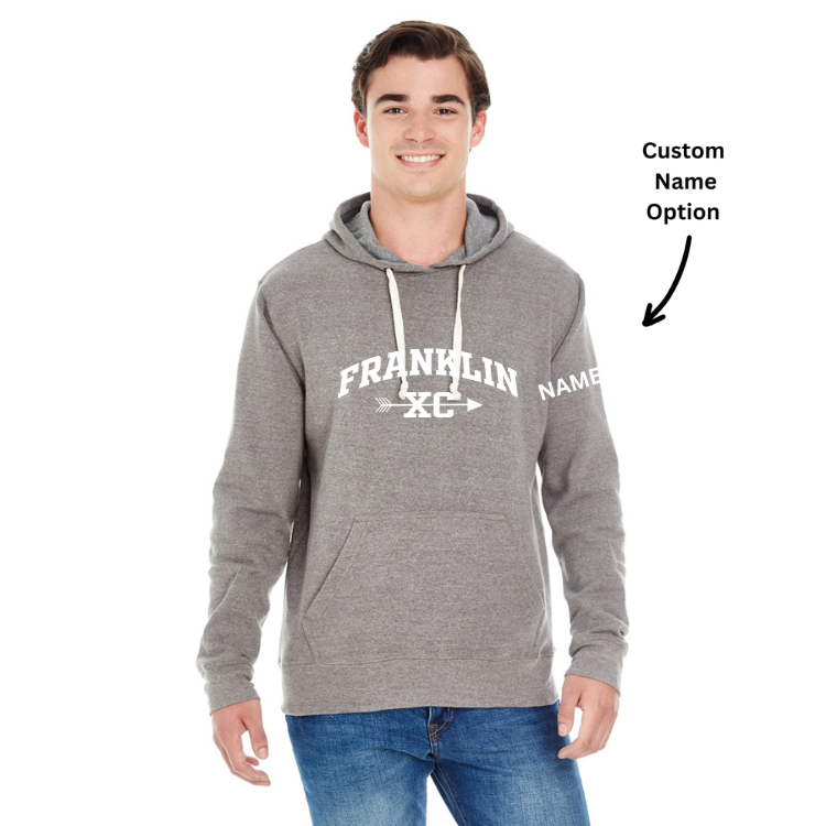 Sudadera con capucha de polar para adultos Franklin Cross Country (JA8871)