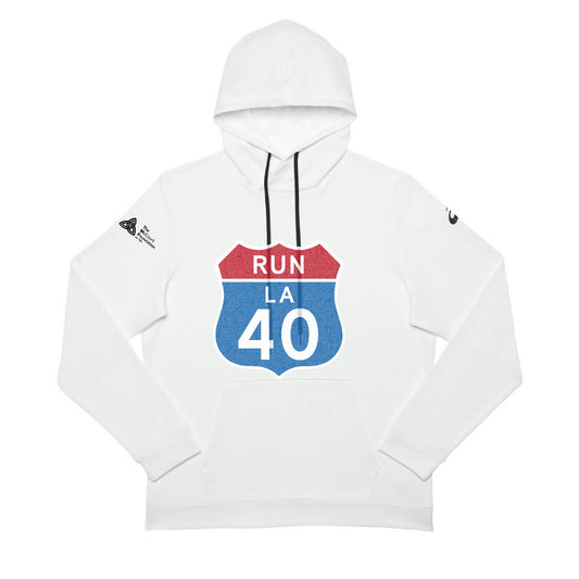 LA Marathon - ASICS Men's French Terry Pullover Hoodie White (2031A617-100) (LA02/LA34S)