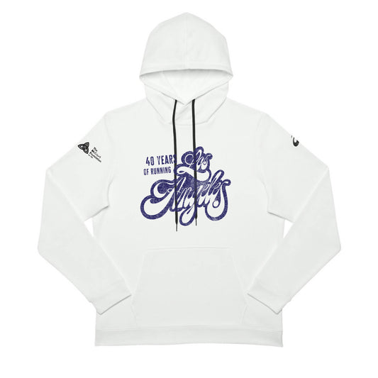 LA Marathon - ASICS Men's French Terry Pullover Hoodie White (2031A617-100) (LA15/LA34S)