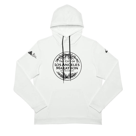 LA Marathon - ASICS Men's French Terry Pullover Hoodie White (2031A617-100) (LA31/LA34S)