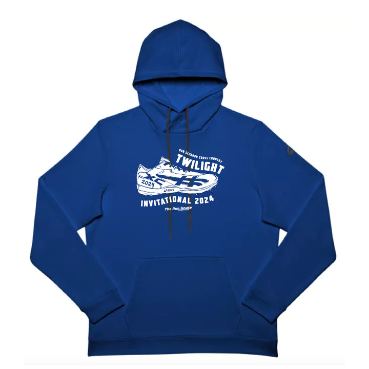 Sudadera con capucha de alto rendimiento de felpa francesa ASICS para torneo XC Twilight Invitational (2031A617)