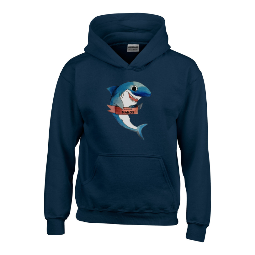 Mullen-Hall Elementary School - YOUTH Gildan Heavy Blend™ 8 oz., 50/50 Hooded Sweatshirt (G185B)