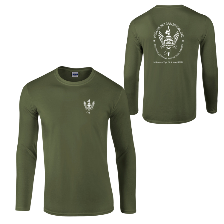 Heroes in Transition - Adult Softstyle Long-Sleeve T-Shirt (G644)