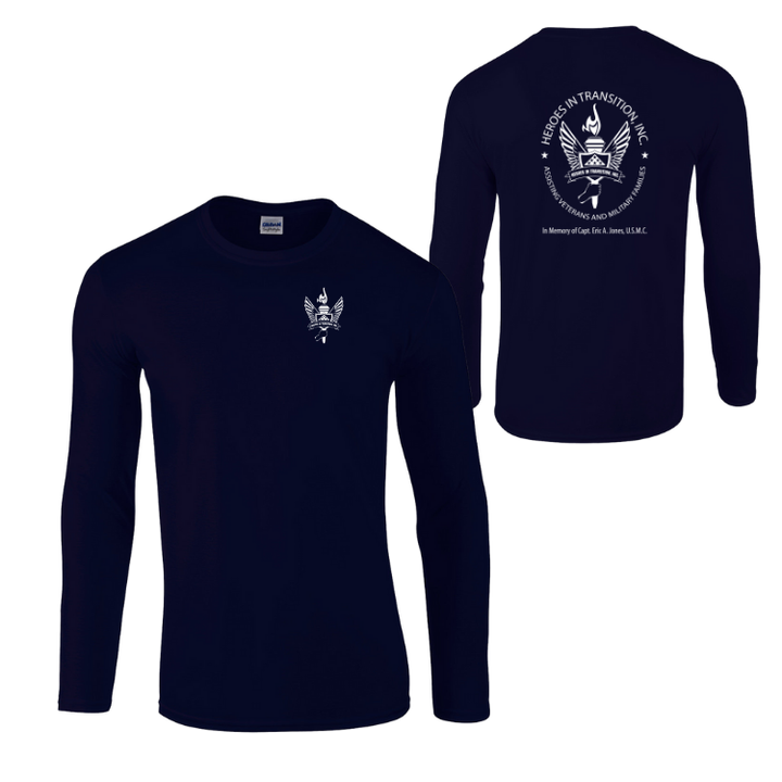 Heroes in Transition - Adult Softstyle Long-Sleeve T-Shirt (G644)