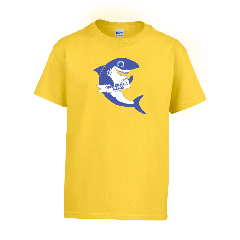 Escuela primaria Mullen-Hall: camiseta juvenil 50/50 de Gildan (G800B)