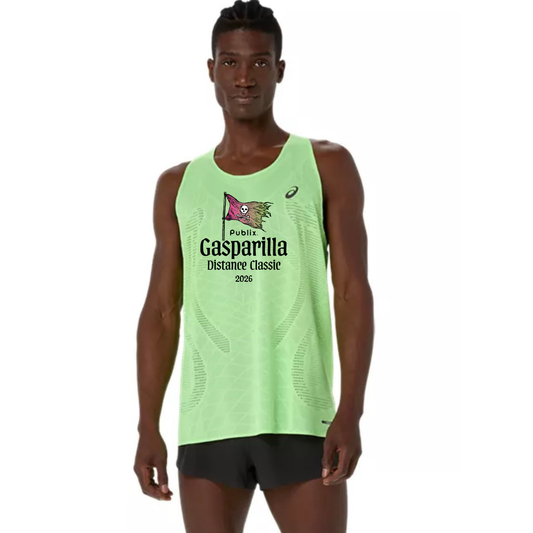 Gasparilla Expo 2026 - ASICS Men's Metarun Singlet - Illuminate Green (2011D508-300) (GAS-04)