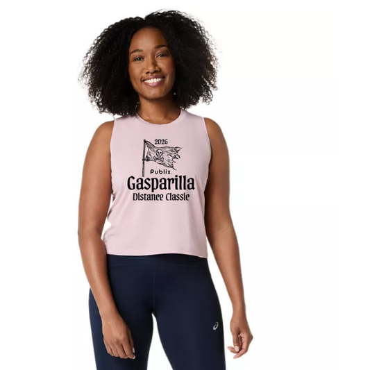 Gasparilla 2026 - ASICS Women's Road Crop Top Morganite (2012D368) (Gas-06)