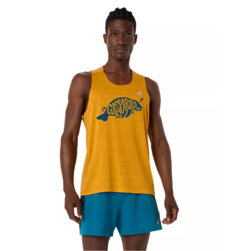 Gasparilla 2026 - ASICS Men's Road Singlet Yamabuki (2011D478) (GAS-13)