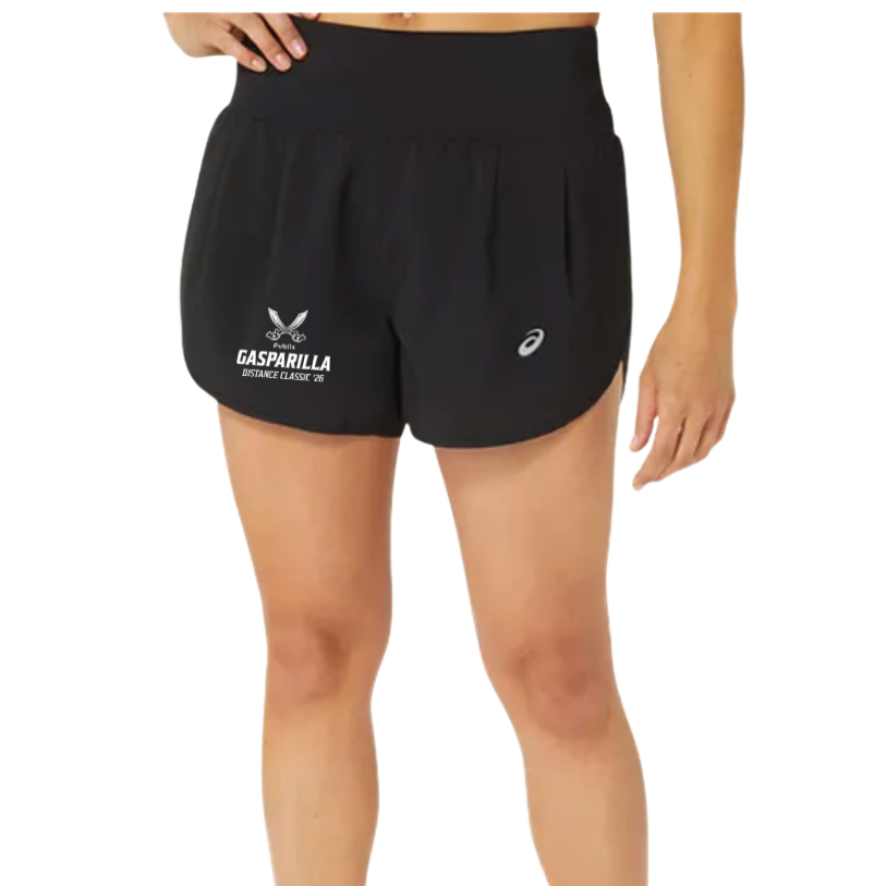 Gasparilla 2026 - ASICS Women's Road 3.5" Short - Performance Black (2012C965) (Gas-22)