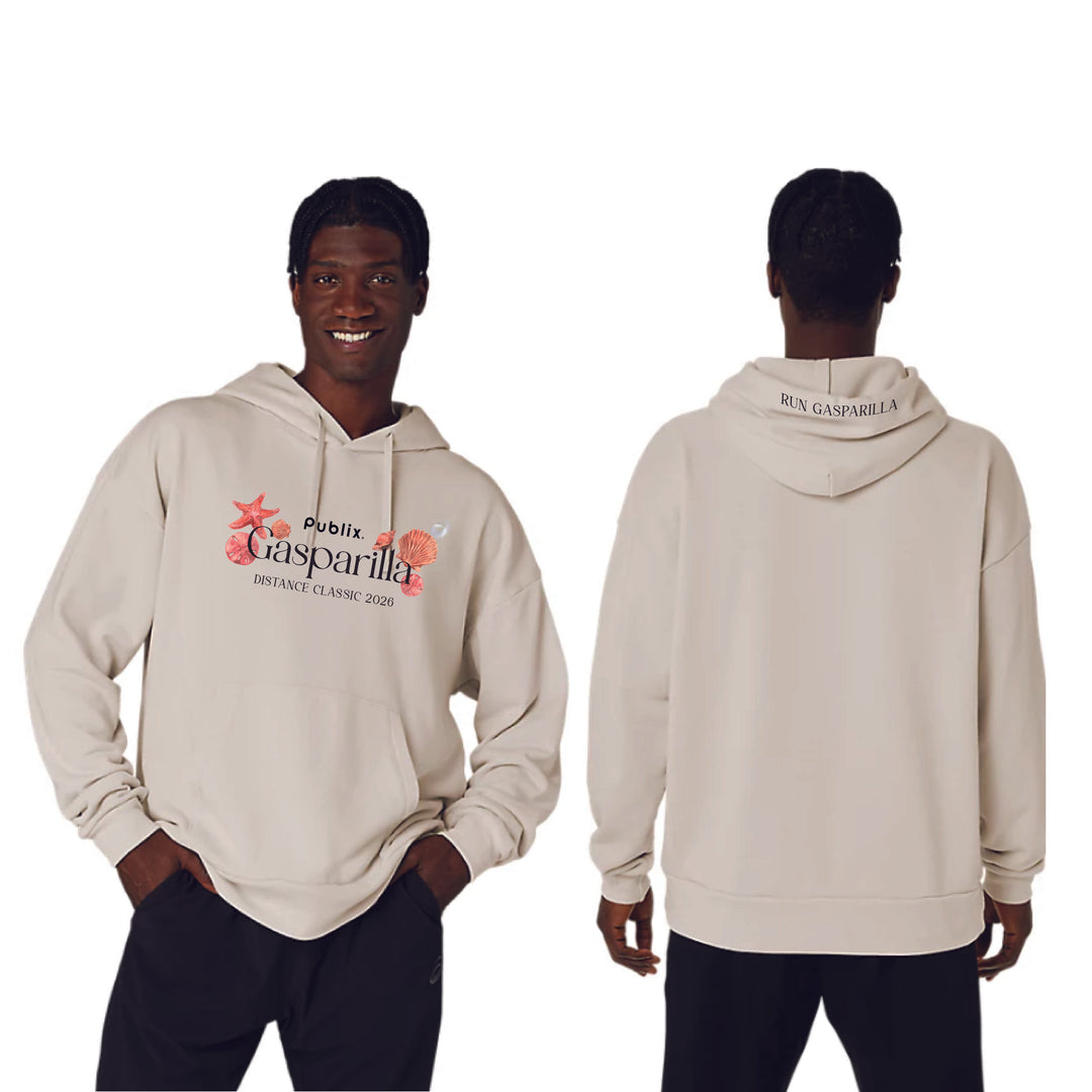 Gasparilla 2026 - ASICS Sweat Relax Pull Over Hoodie Oatmeal (2031E699) (FC: GAS-29 /Hood GAS-31))