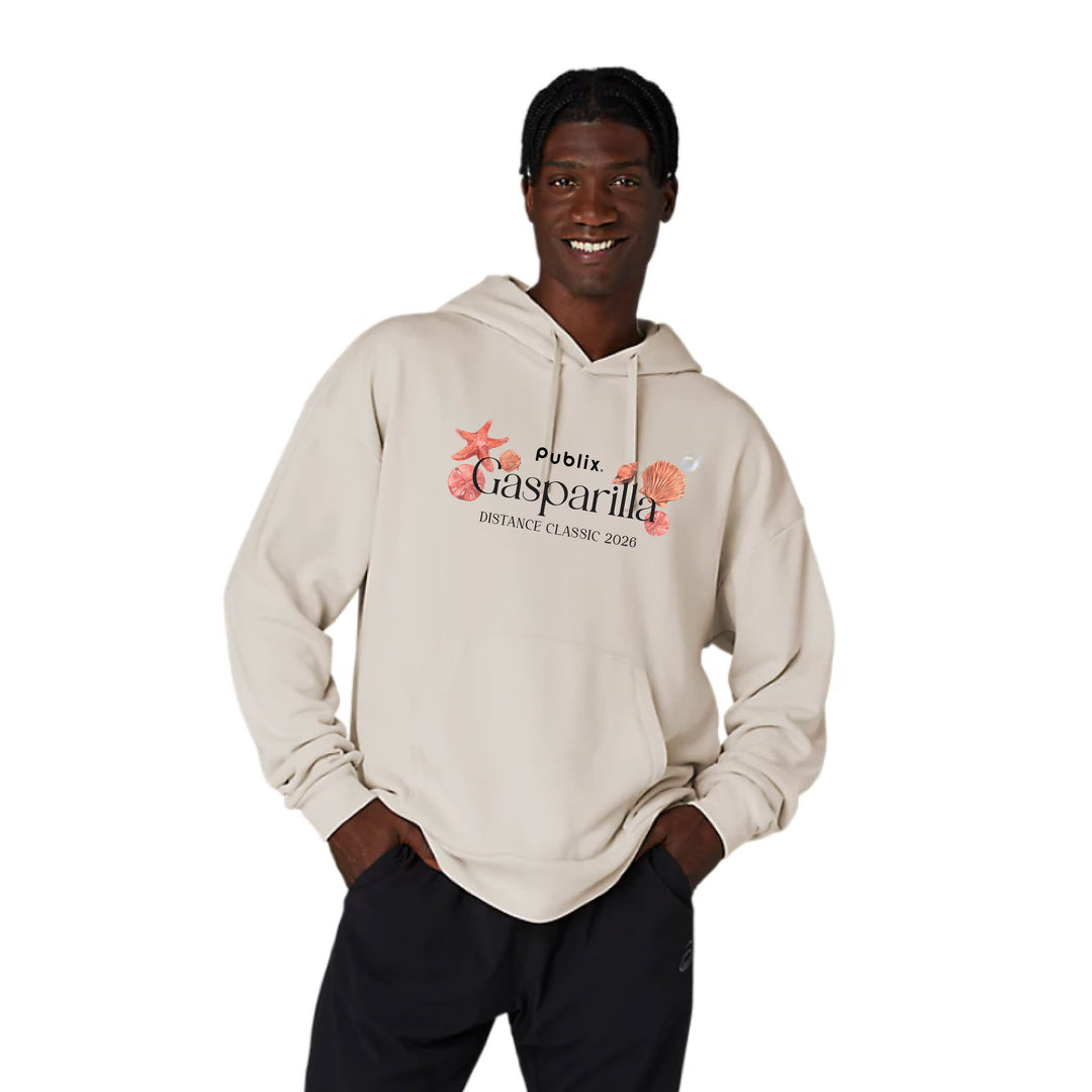 Gasparilla 2026 - ASICS Sweat Relax Pull Over Hoodie Oatmeal (2031E699) (FC: GAS-29 /Hood GAS-31))